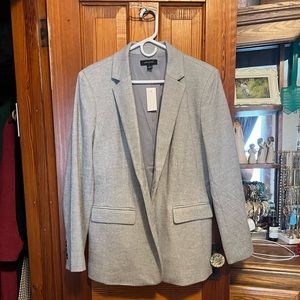 NWT The Two Button Blazer in Herringbone